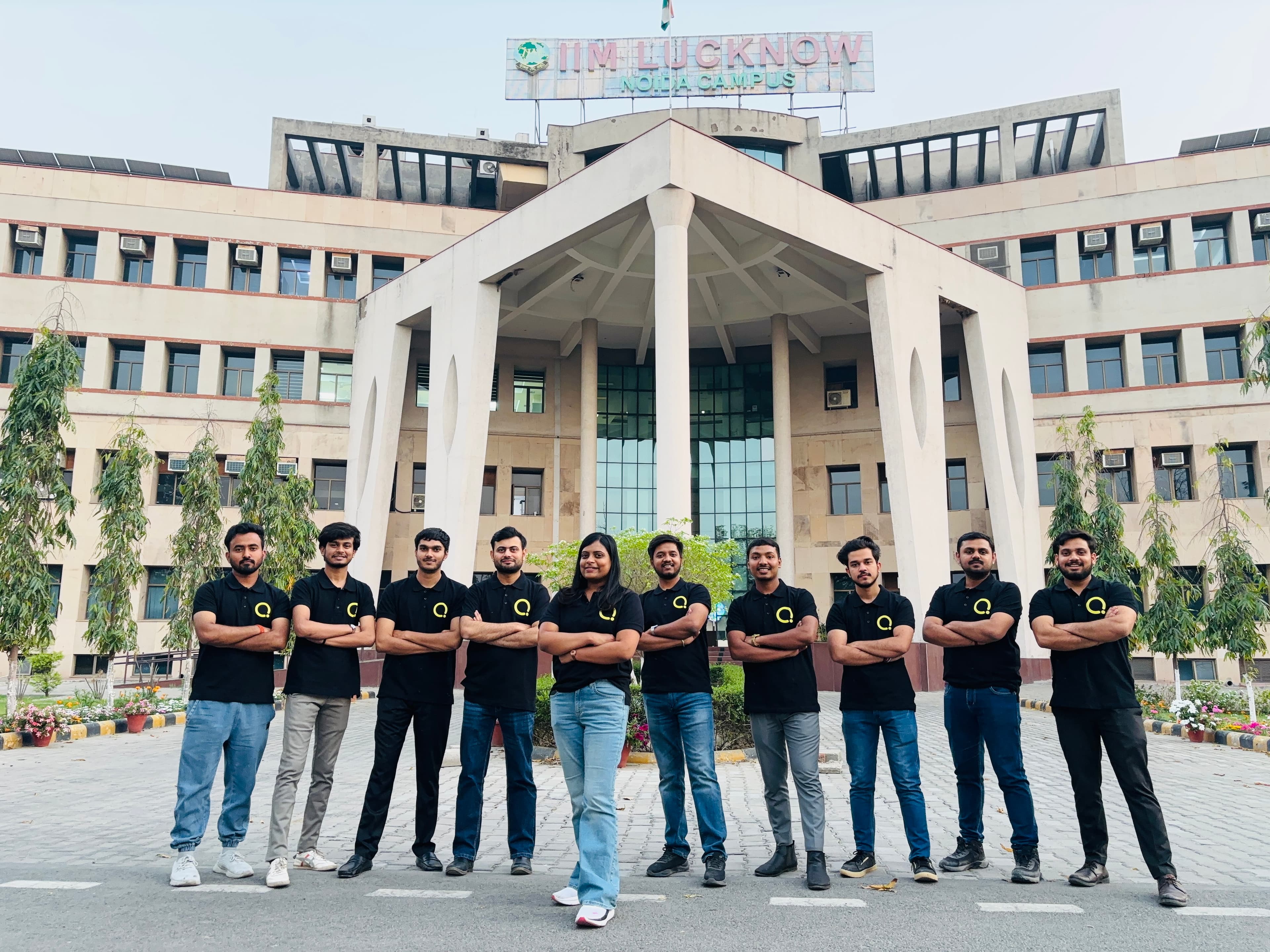 Qualityveda Team at IIM Lucknow Noida Campus